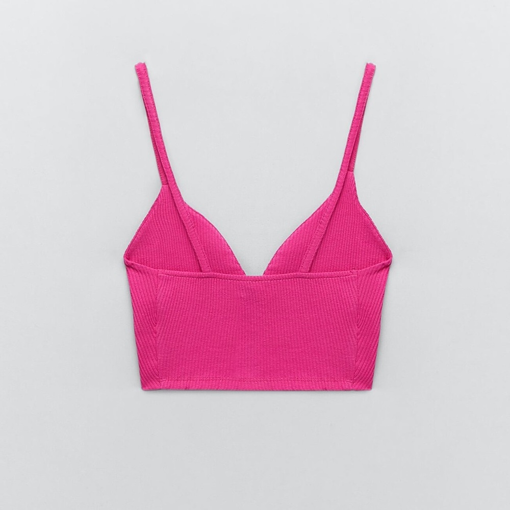 Zara Zippered Rib Top - Picture 6 of 6